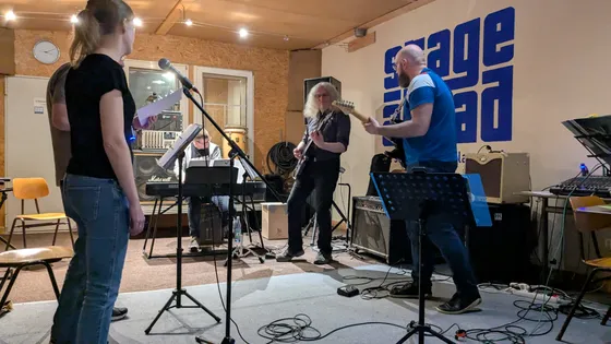 Basement Session im Proberaum von Stage Ahead